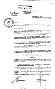 DECRETO 342 DEL 23-02-2024 MONTOS Y NORMATIVAS VIGENTES 2024 Provincia de Corrientes