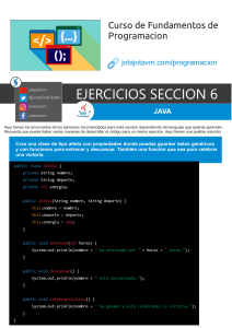 Ejercicios Java: Clases, Herencia y Polimorfismo