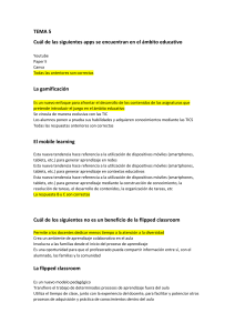 Preguntas examen innovación en la especialidad de matemáticas e informática. Master de Profesorado UCAV 2023-2024