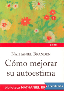 Como mejorar su autoestima - Nathaniel Branden