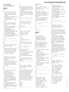 traveller pre-intermediate wb key