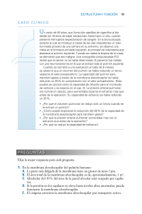 Caso Clínico: Estructura y Función Pulmonar con Preguntas