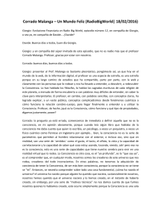 Corrado Malanga: La Consciencia y la Creación del Universo