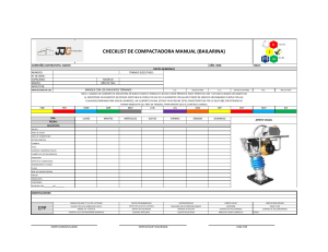 CHECK LIST DE HERRAMIENTAS Y MAQUINARIA bailarina