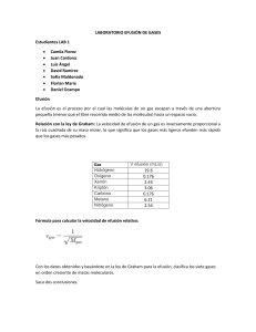 LABORATORIO EFUSIÓN DE GASES