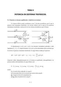 POTENCIA EN SISTEMAS TRIFASICOS