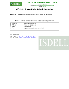 Modulo Análisis Administrativo