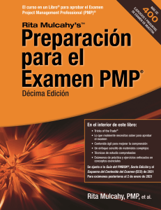 PMP Prep 10ma Edicion ESPAÑOL - Rita Mulcahy