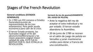 Stages of the French Revolution