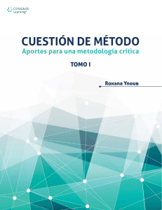 Libro-Cuestión de Método 1ª Ed.tomo I - Ynoub