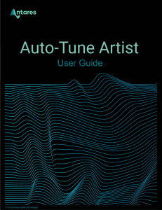 Auto-Tune Artist Manual