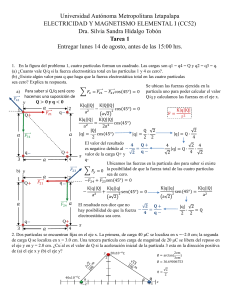 TAREA I ELECTRICIDAD Y MAGNETISMO