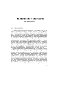 Lectura Identidad del adolescente