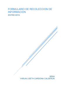 formulario de recoleccion de informacion