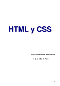 INTRODUCCIÓN A CSS