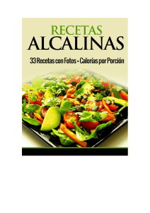 Recetas alcalinas