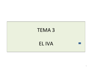 TEMA 3.  EL IVA