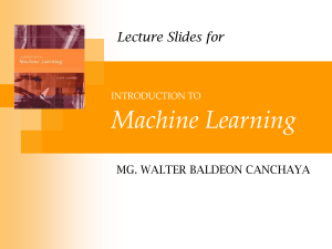 SEMANA 16  MACHINE LEARNING