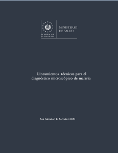 Manual de malaria de El Salvador