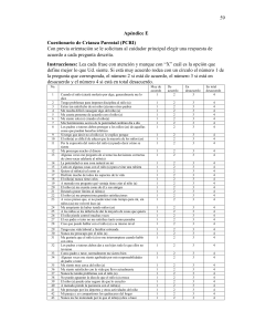 Cuestionario de Crianza Parental PCRI-71-72