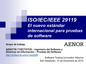 ISO29119-Presentacion-GT26-20151215.SanSebastian