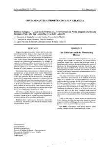 Contaminación Atmosférica: Vigilancia y Salud Pública