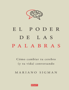 EL PODER DE LAS PALABRAS