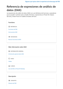 DOCUMENTACION DAX POWER BI