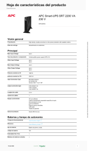 Schneider Electric SmartUPS-en-línea SRT2200XLI