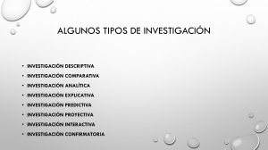 Tipos de investigación