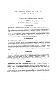 SIRBIE ACUERDO MINISTERIAL 586-2024