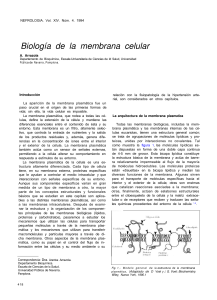 Biología de la membrana celular