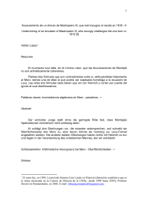 208. Undermining of an emulator of Mastropiero III, who wrongly challenges the one born in 1818 [II] – 208. Socavamiento de un é/mulo de Mastropiero III, que mal impugna al nacido en 1818 –II