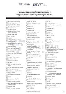 Acrtividades agradables para adultos