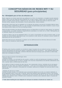 CONCEPTOS BÁSICOS DE REDES WIFI Y SU SEGURIDAD