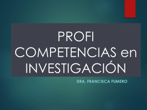 2PROFI  COMPETENCIAS EN INVESTIGACIÓN