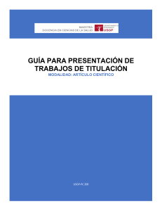 GUÍA PARA PRESENTAR ARTÍCULOS CIENTÍFICOS (1)