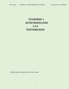 INTR. CONTABILIDAD Cuad1  Edos. Financieros & Cuenta