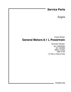 TP6108 GM 8.1L Parts