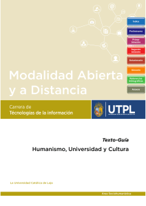 TEXTO GUIA HUMANISMO, UNIVERSIDAD Y CONTROÑ