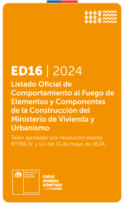 Listado Oficial de Comportamiento al Fuego de Elementos y Componentes de la Construccion MINVU 2024