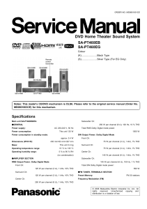 panasonic sa-pt460eb eg