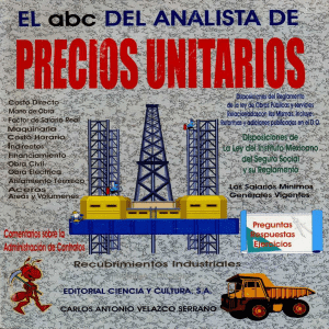 Carlos Antonio Velazco - EL ABC DE LOS PRECIOS UNITARIOS