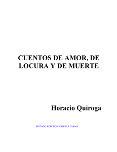 Cuentos de amor, de locura y de muerte