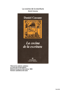 la-cocina-de-la-escritura daniel cassany