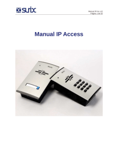 Manual IP Access Surix