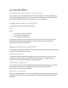 La Ley de Ohm