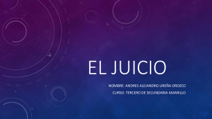 EL JUICIO