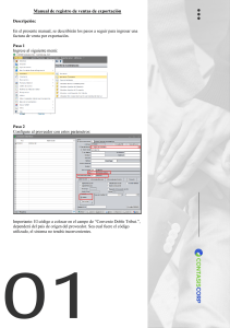 Manual de Registro de Ventas de Exportación Contasiscorp