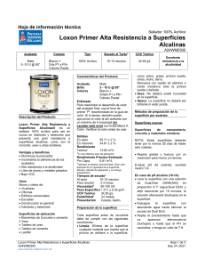 Loxon Primer: Sellador Acrílico para Superficies Alcalinas